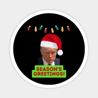 Donald Trump Christmas Magnet